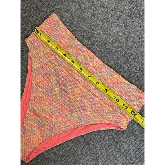 American Eagle Outfitters Aerie SMALL High Cut Cheeky Bikini Bottom Colorful NEW - Picture 6 of 7